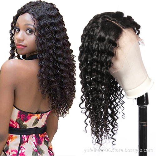 Wholesale Hair manufacture Deep Wave lace front wig 100% Remy wigs,human hair lace front 8-32inch Brazilian wigs for women